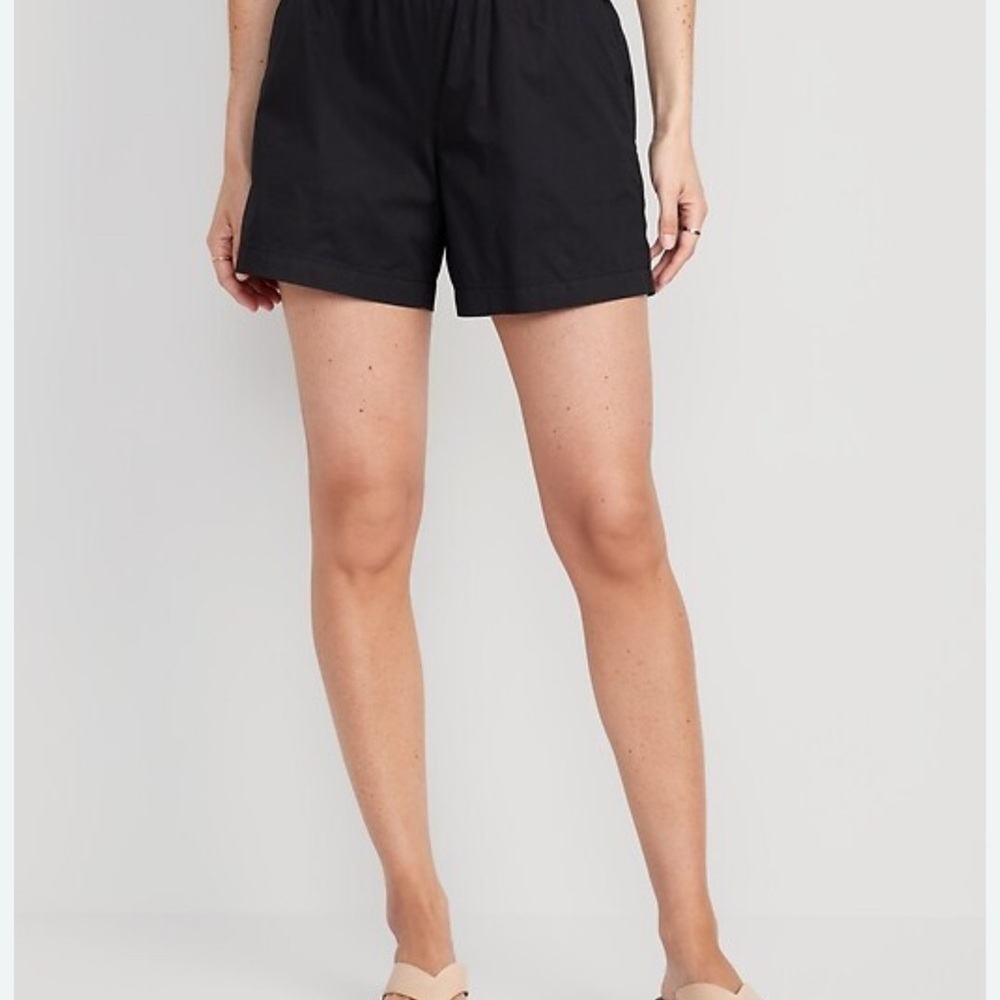 Old Navy Women's High Waist Black Shorts